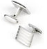 Silver - Metal Tone Cufflinks