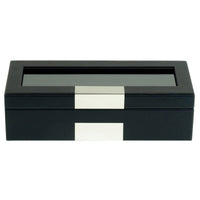 5 Slots Leather Watch Box