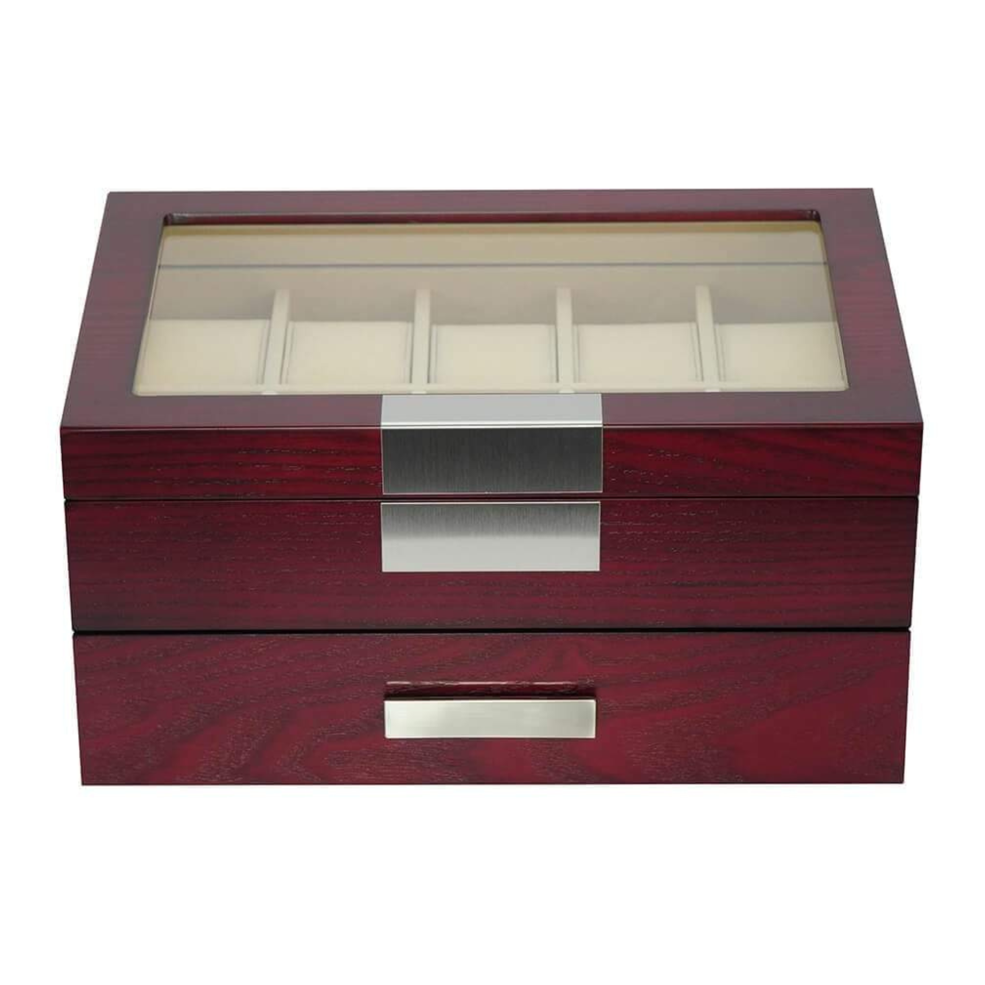 Seconds - Cherry Wooden Watch Box for 20 Watches (A)