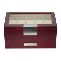 Seconds - Cherry Wooden Watch Box for 20 Watches (A)