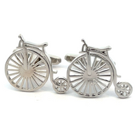Penny Farthing Bicycle Cufflinks