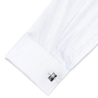 Groom Laser Etched Onyx Silver Wedding Cufflinks Wedding Cufflinks Clinks Australia