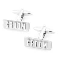 Groom Raised Lettering Wedding Cufflinks Wedding Cufflinks Clinks Australia