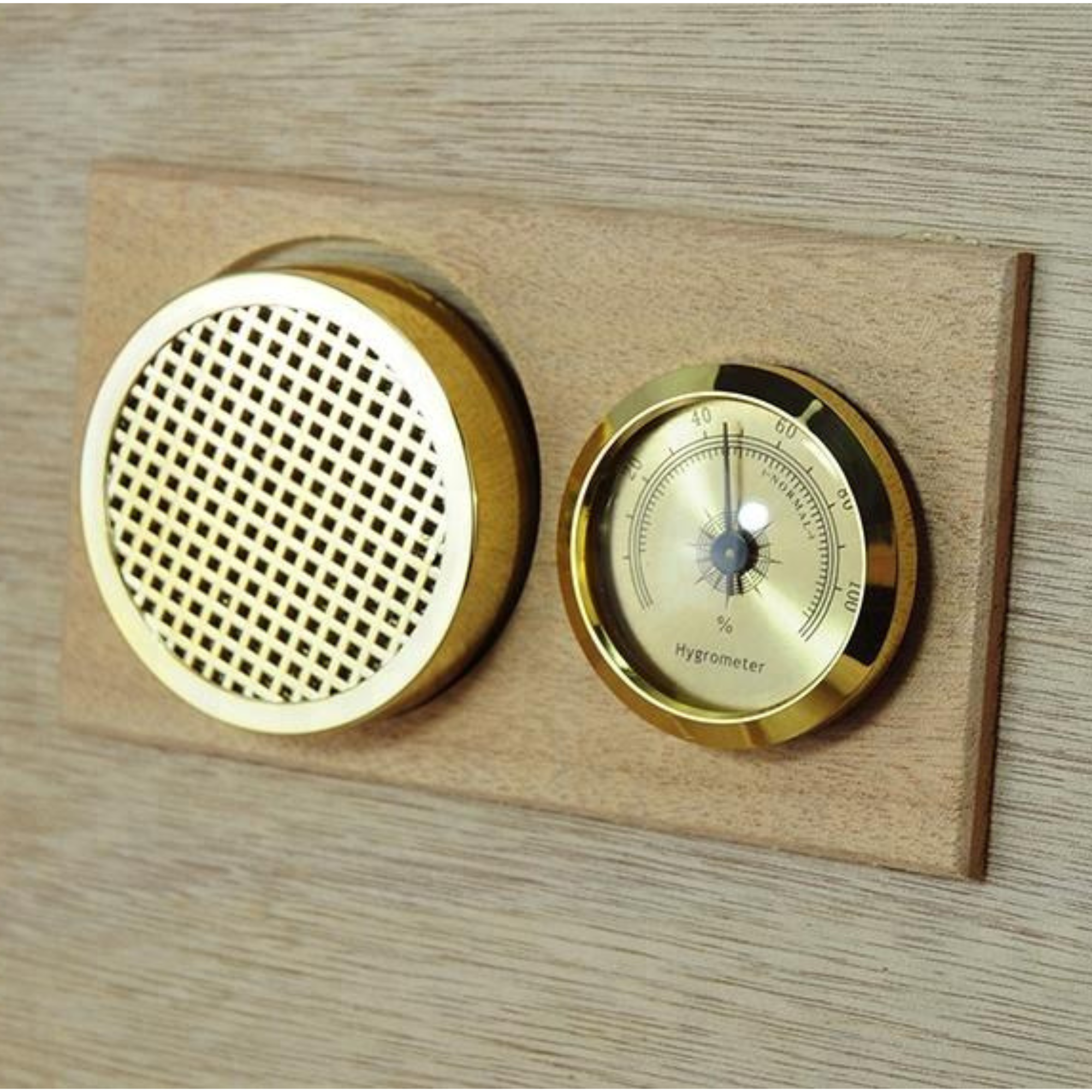 25 Cigar Yellow & Carbon Fibre Humidor Box for Cigars