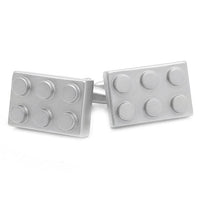Silver Building Block Cufflinks