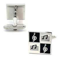 Random Musical Notes Cufflinks
