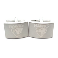 Silver Hawthorne Hawks AFL Cufflinks