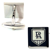 Silver Port Adelaide Power AFL Cufflinks