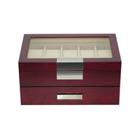 Cherry Wooden Watch Box for 20 Watches