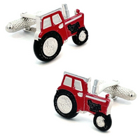 Red Tractor Cufflinks
