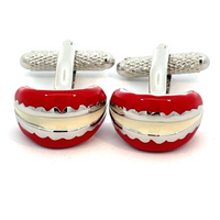 Red Lips Cufflinks