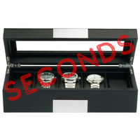 Seconds - 5 Slots Leather Watch Box (A)