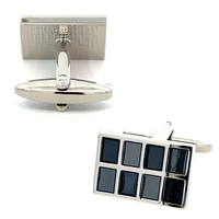 Panels of Black Cufflinks