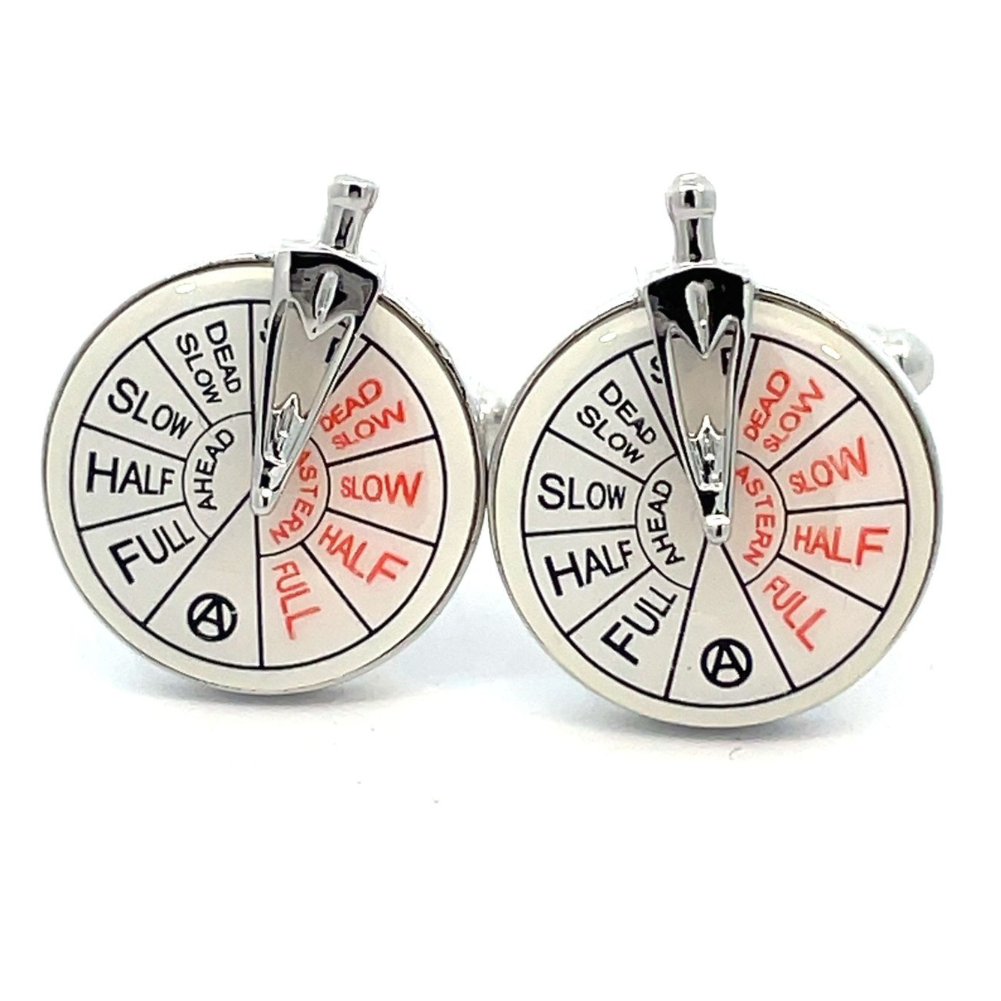 Ship Telegraph with Handle Cufflinks
