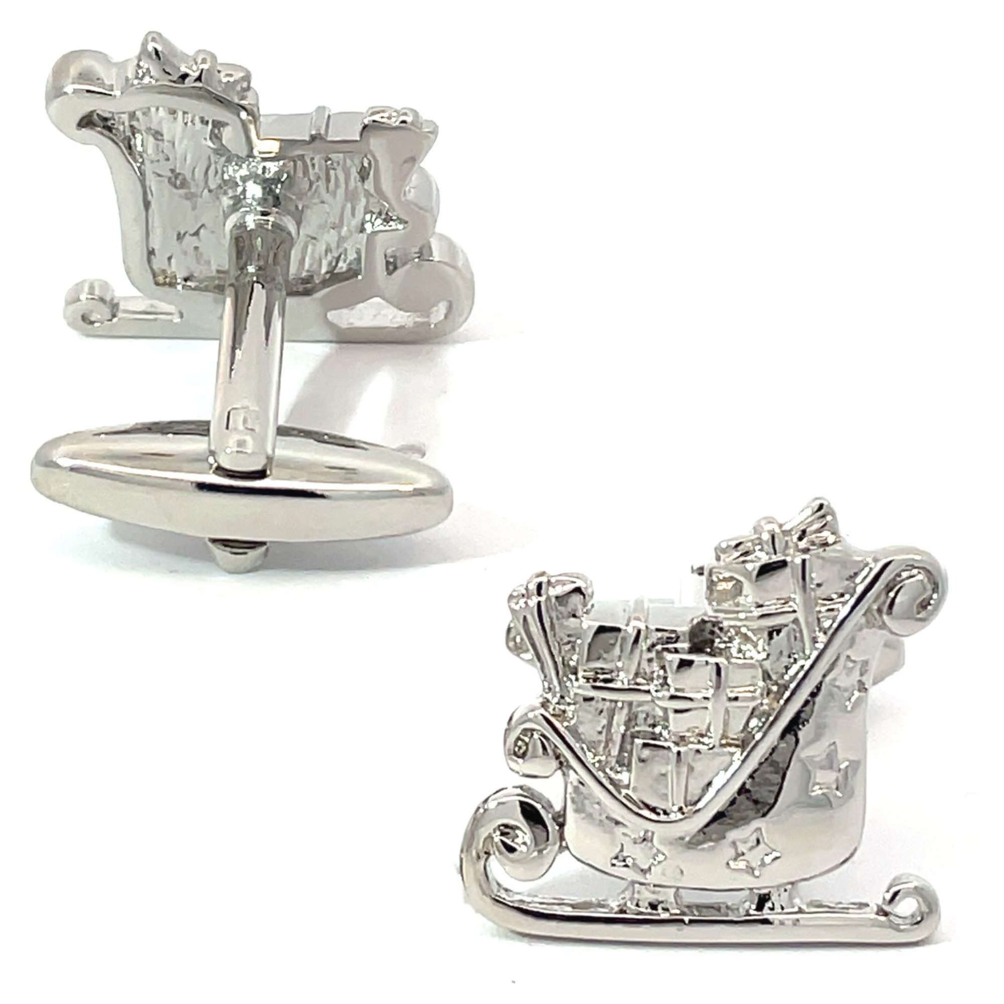 Santa Sleigh Cufflinks