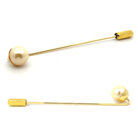 Pearl Stick Pin in Gold