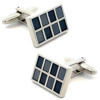 Panels of Black Cufflinks