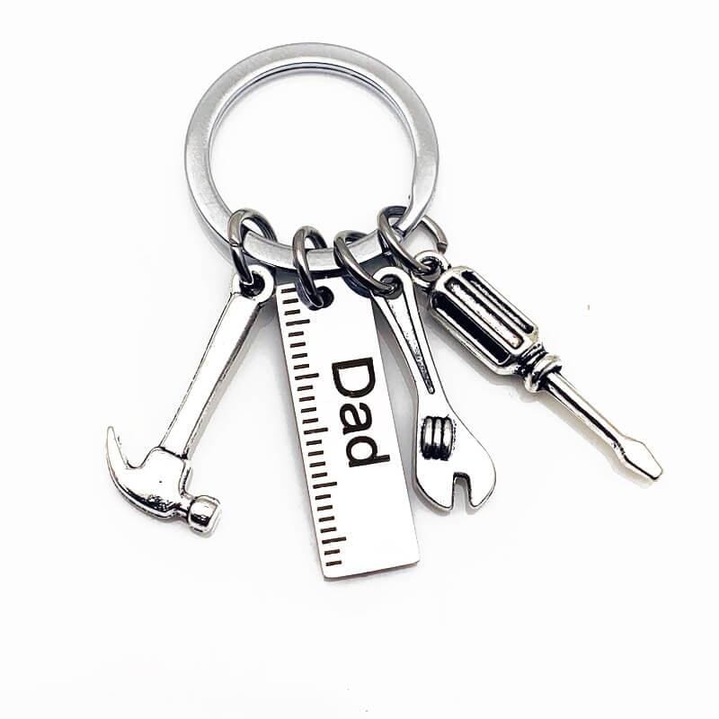 Dad Hammer Wrench Screwdriver Keyring Accessories Clinks Australia