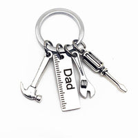 Dad Hammer Wrench Screwdriver Keyring Accessories Clinks Australia