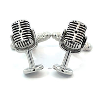 Microphone on Stand Cufflinks