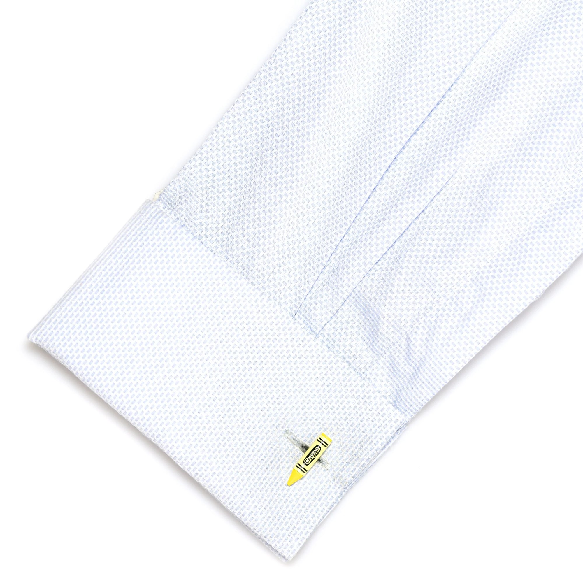 Yellow Crayon Cufflinks
