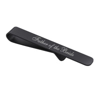Wedding Role Father of the Bride Engraved Tie Bar