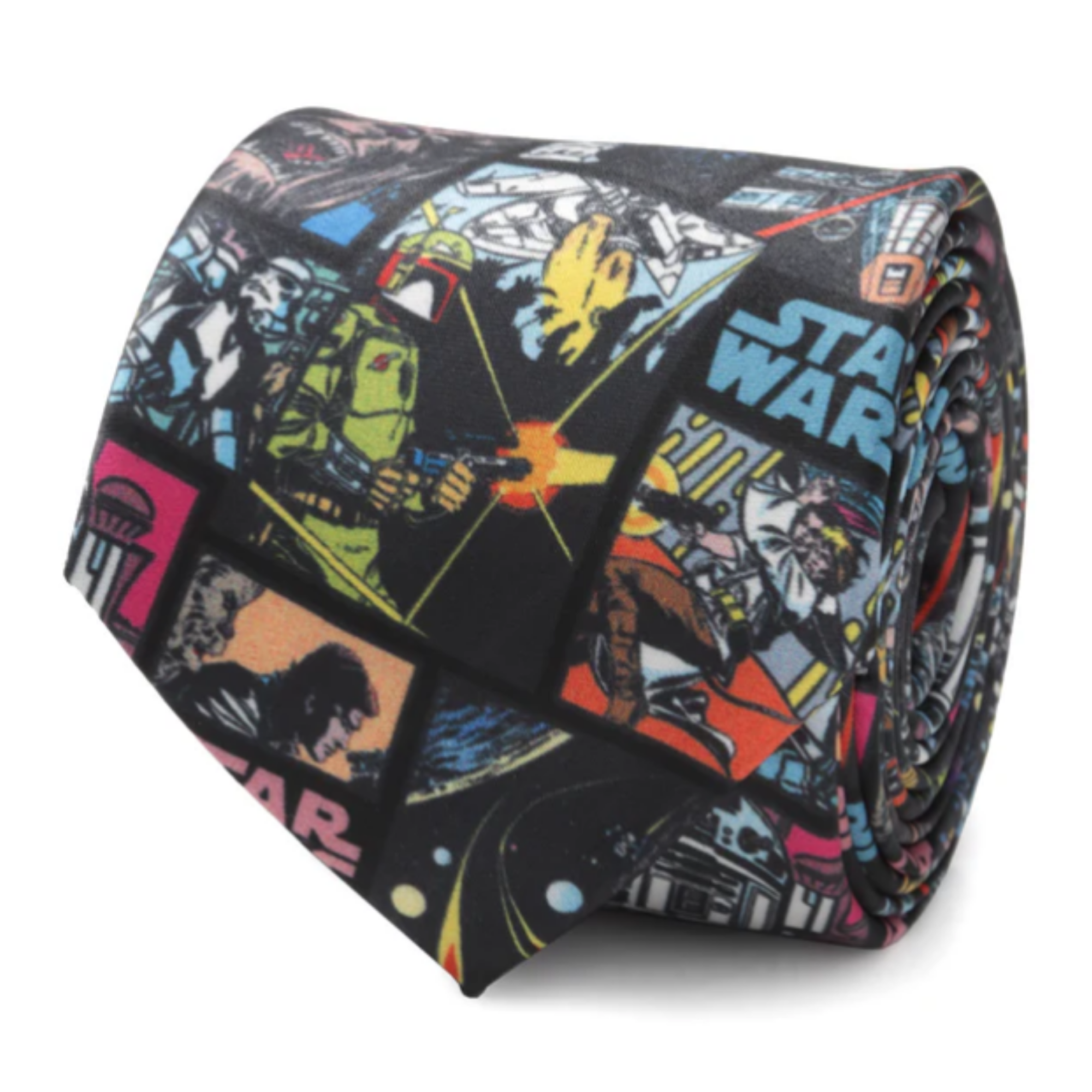 Star Wars Comic Black Men's Tie