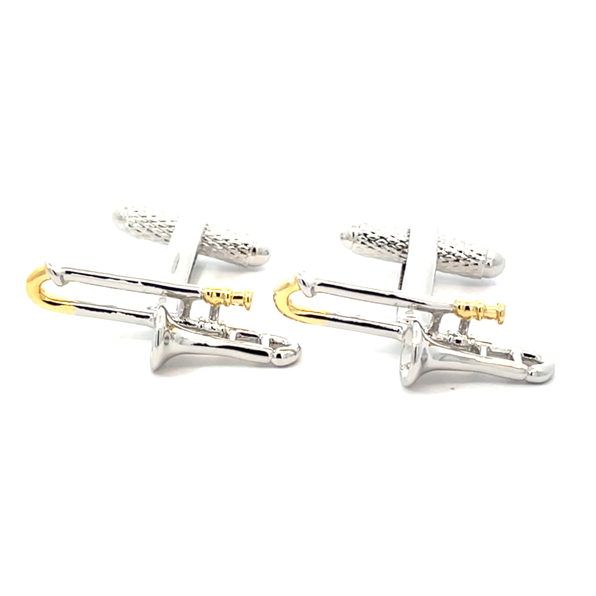 Trombone (Two Tone) Cufflinks