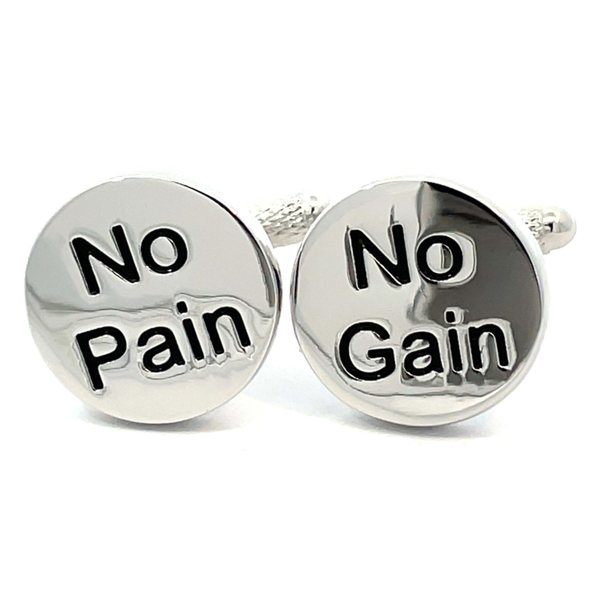 No Pain, No Gain Cufflinks