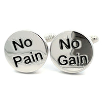 No Pain, No Gain Cufflinks