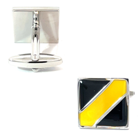 Colour Richmond FC AFL Cufflinks