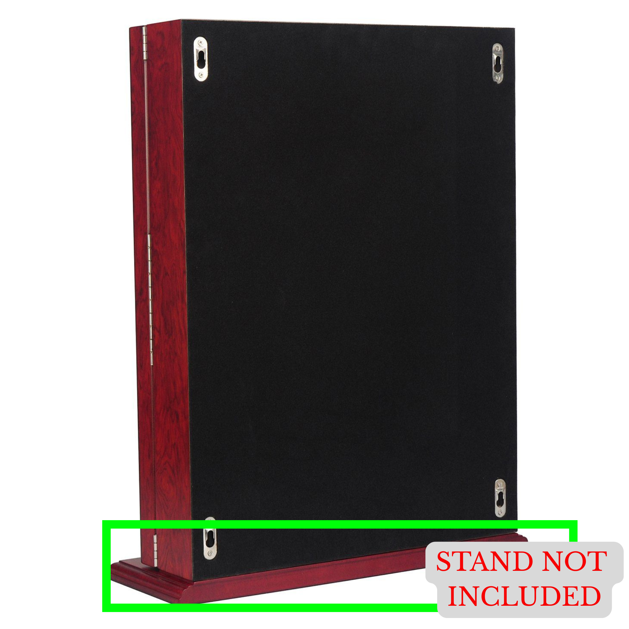 Seconds - Bubinga Wooden Watch Cabinet for 30 watches (No Stand - Wall Mount Only)