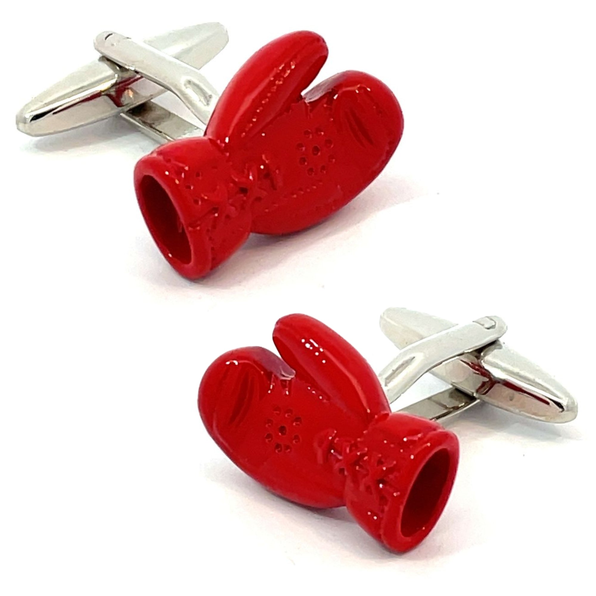 Red Boxing Gloves Cufflinks