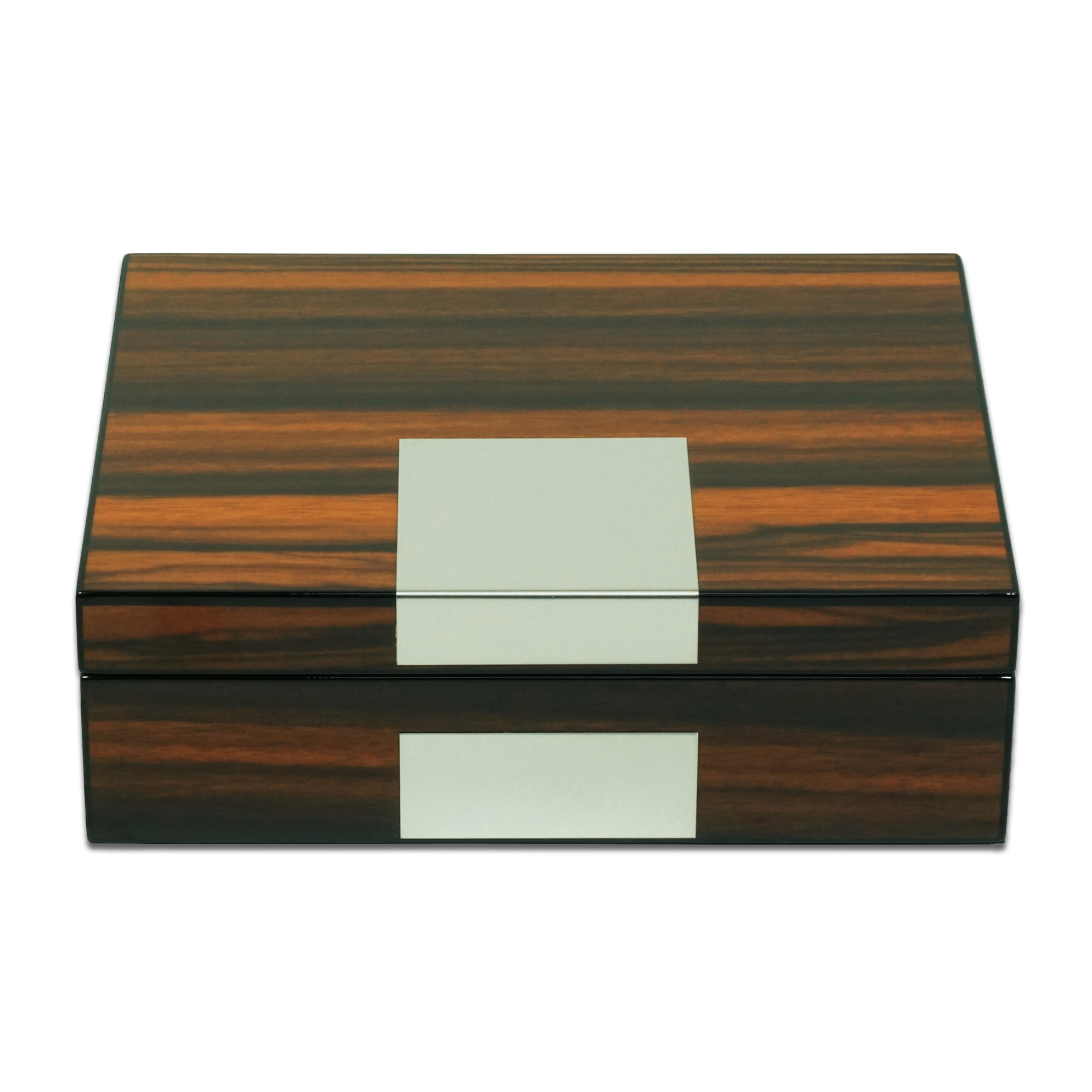 Ebony Wooden Cufflink Watch Box