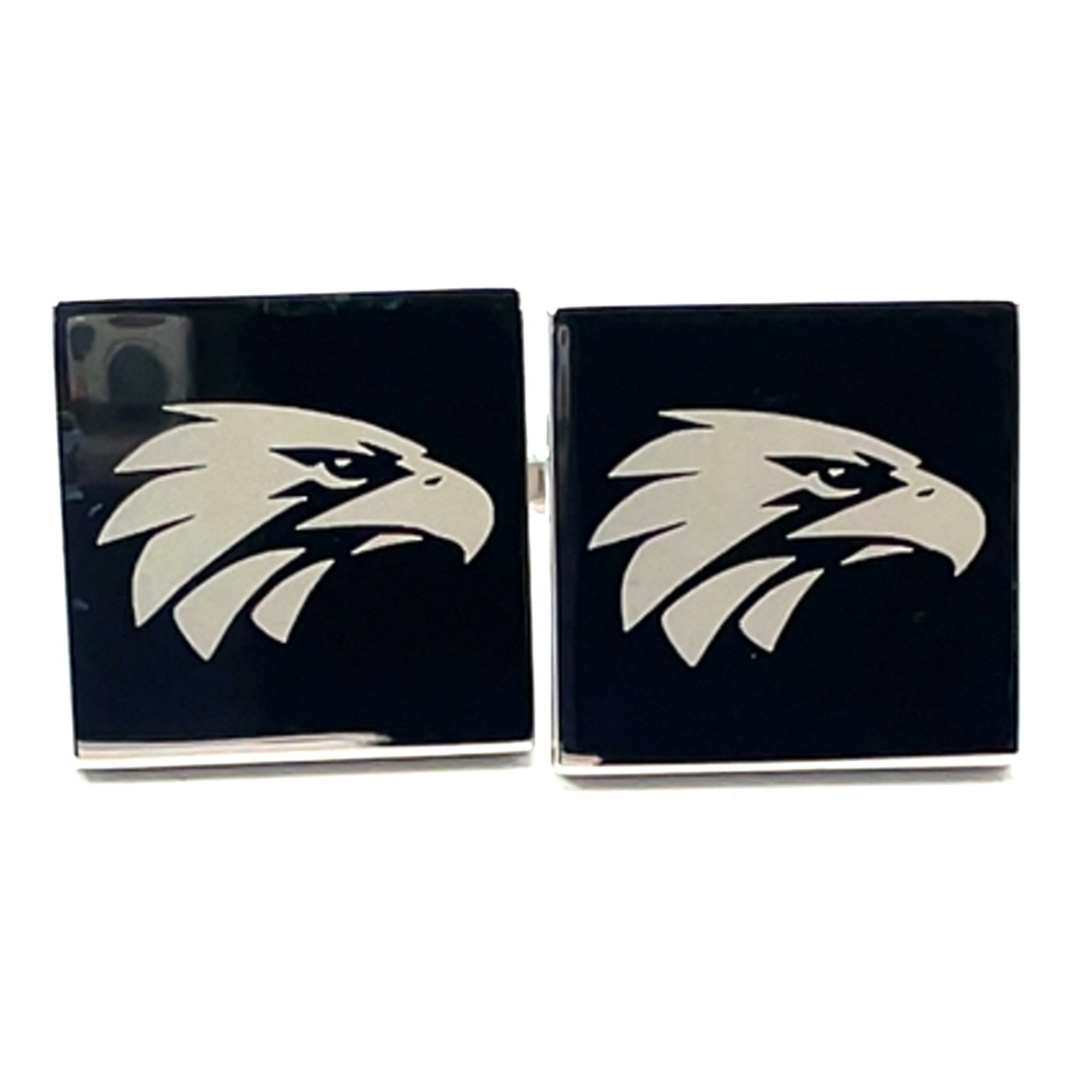 Silver West Coast Eagles AFL Cufflinks