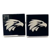 Silver West Coast Eagles AFL Cufflinks