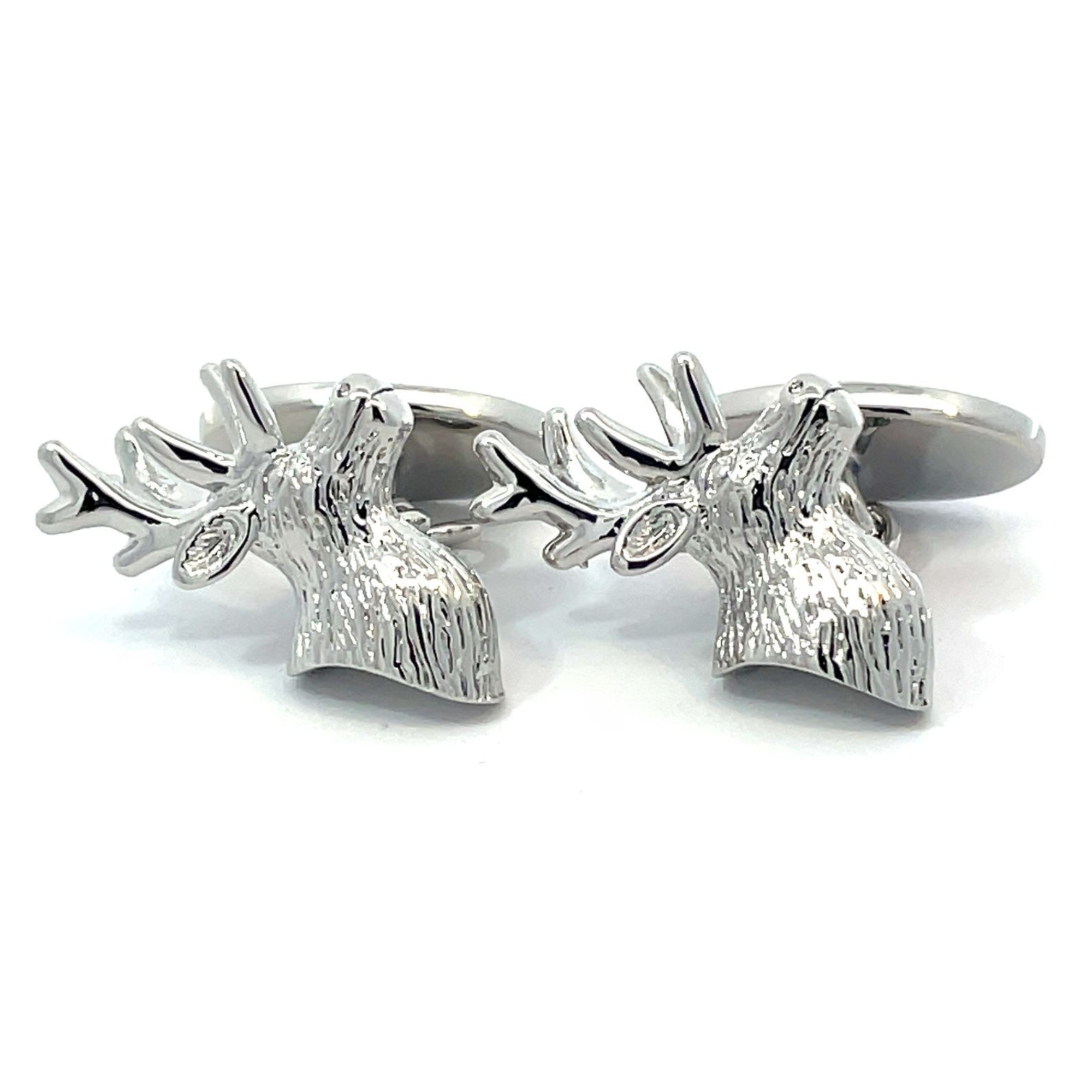 Stag's Head (with chain) Cufflinks