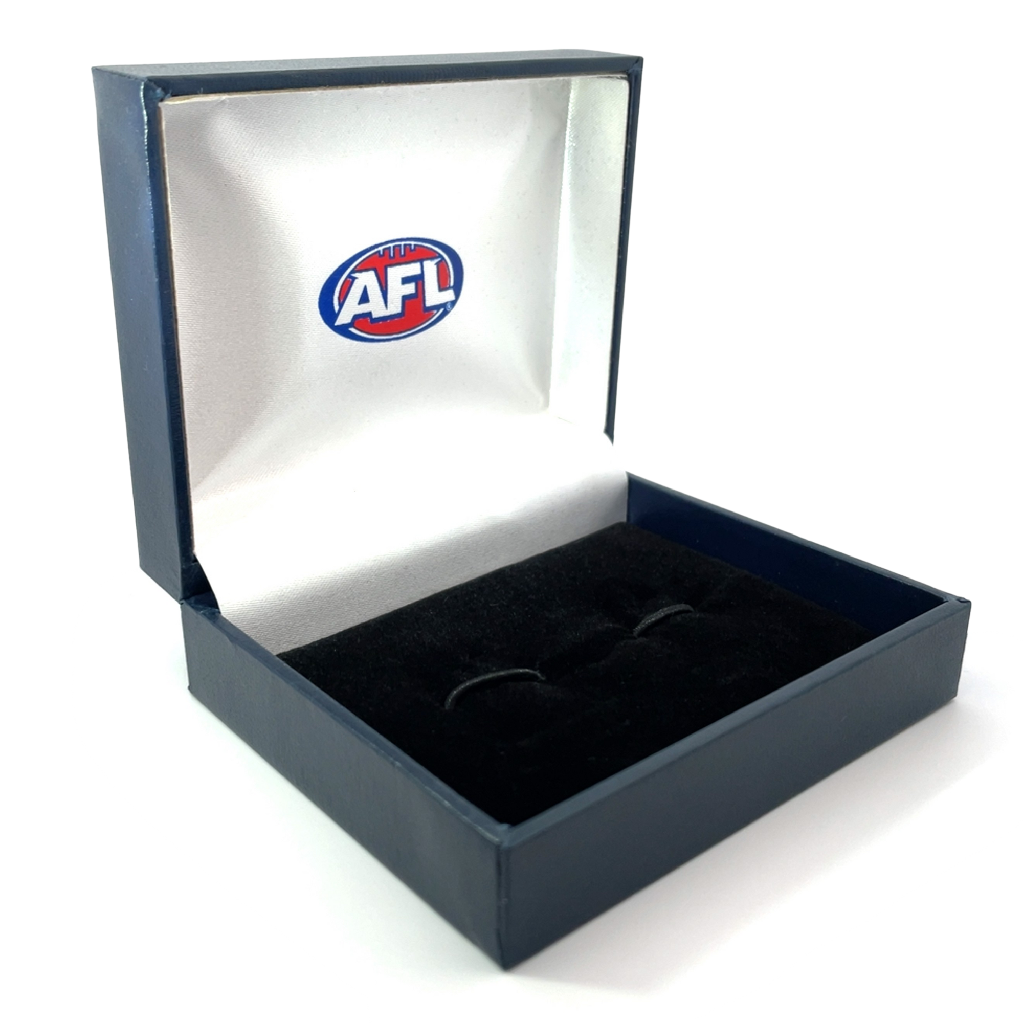 Silver Western Bulldogs AFL Cufflinks