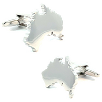 Outline Australian Map Cufflinks
