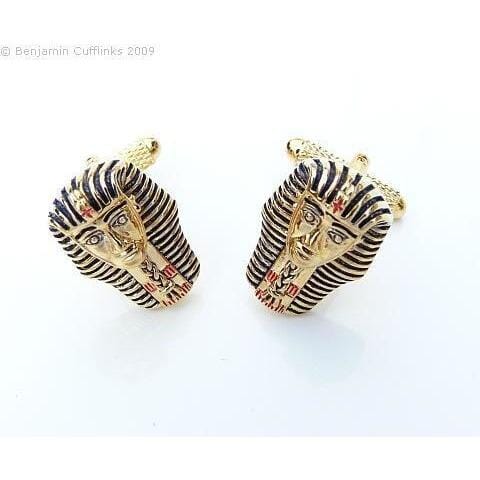 Tutankhamun Pharoah Cufflinks Novelty Cufflinks Clinks Australia Tutankhamun Pharoah Cufflinks