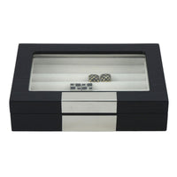 20 Pairs Black Wooden Cufflink Box Cufflink Boxes Clinks Australia