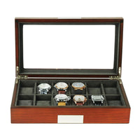 Mahogany Watch Storage Box for 12 Watches Watch Boxes Clinks Default