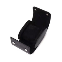 Watch Roll Case for 1 in Black Vegan Leather Watch Boxes Clinks