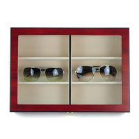 6 Pairs Cherry Wooden Sunglass Box Storage Boxes Clinks Australia
