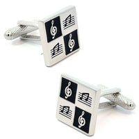 Random Musical Notes Cufflinks