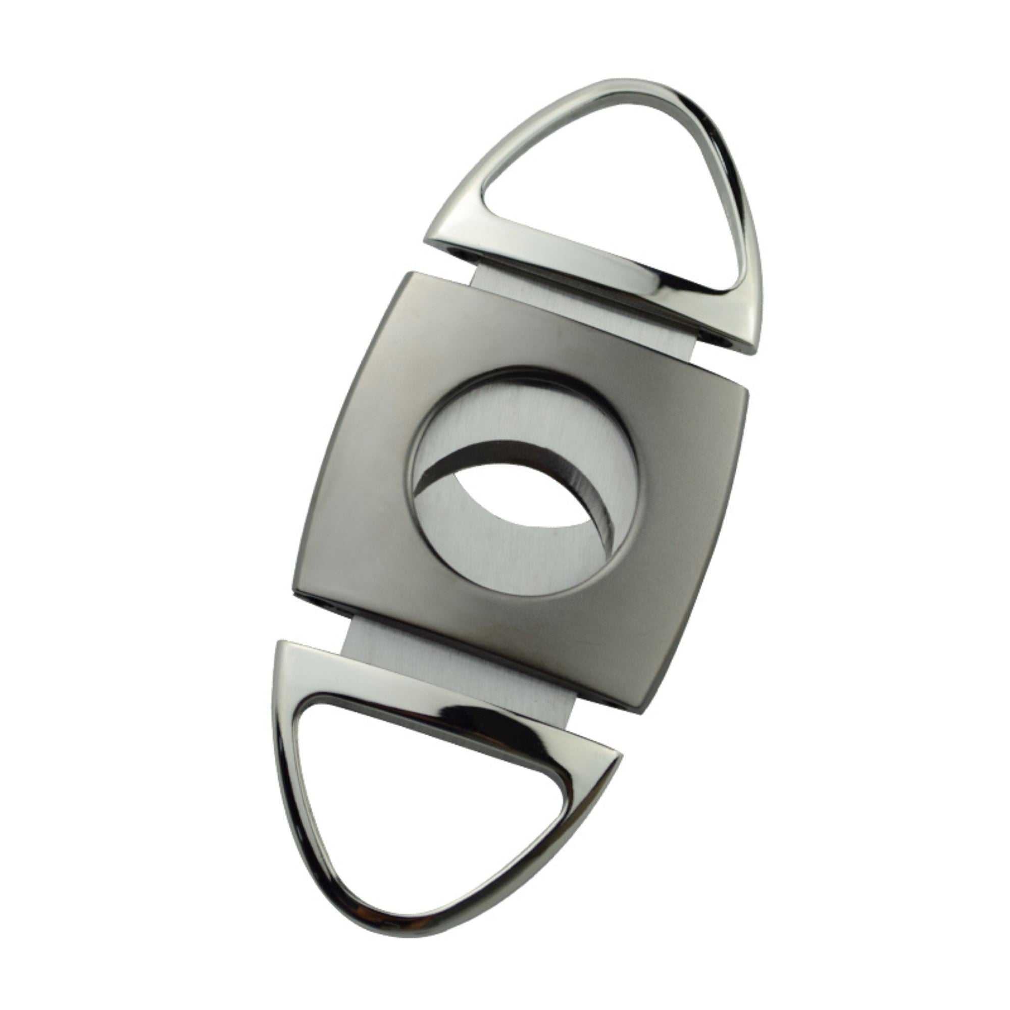 Silver Two Finger 64 Ring Gauge Cigar Cutter Boxed Cigar Cutter Clinks Australia