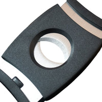 Black Two Finger 54 Ring Gauge Cigar Cutter Cigar Cutter Clinks Australia