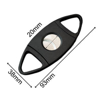 Black Two Finger 54 Ring Gauge Cigar Cutter Cigar Cutter Clinks Australia