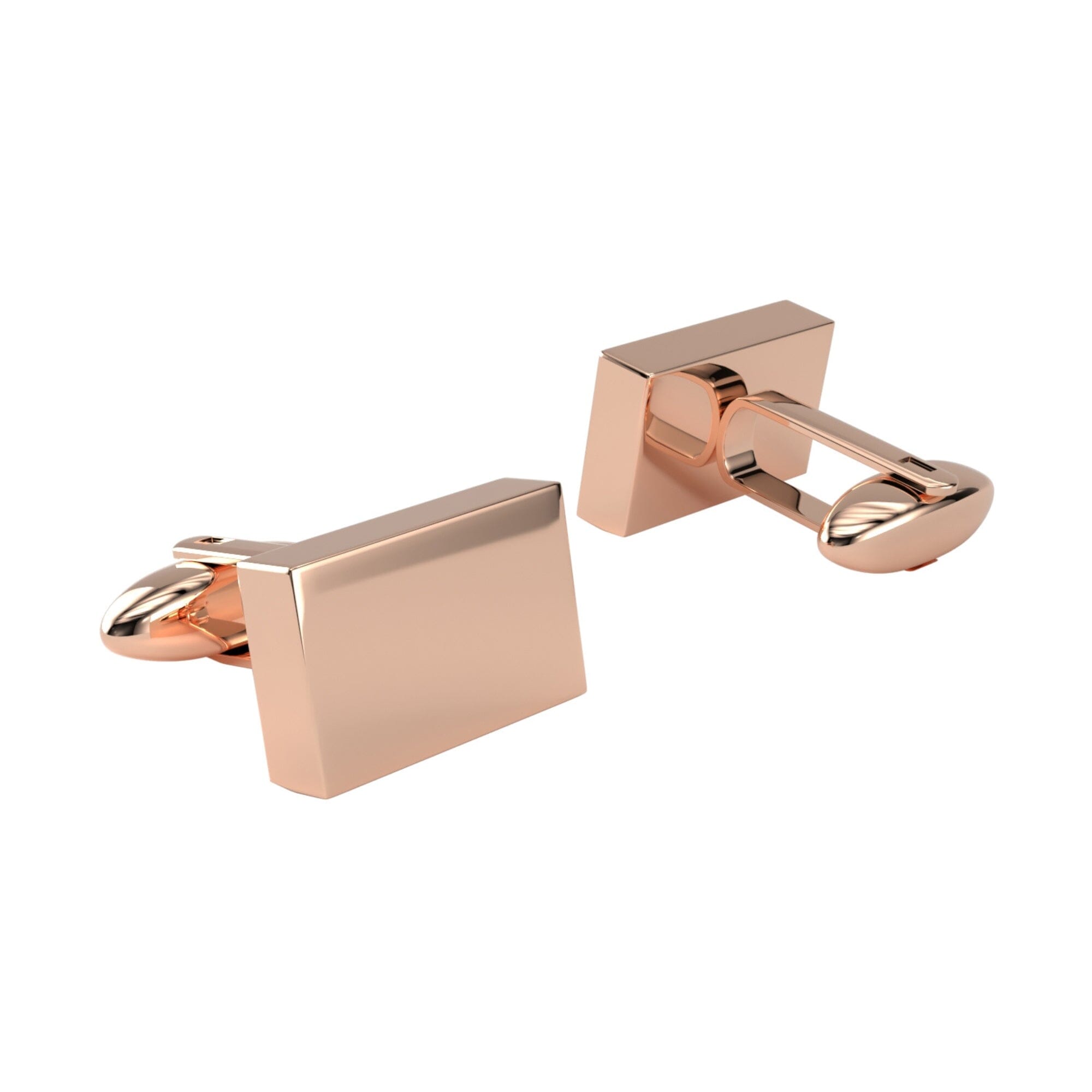 Rectangle Engravable Cufflinks Engraving Cufflinks Clinks