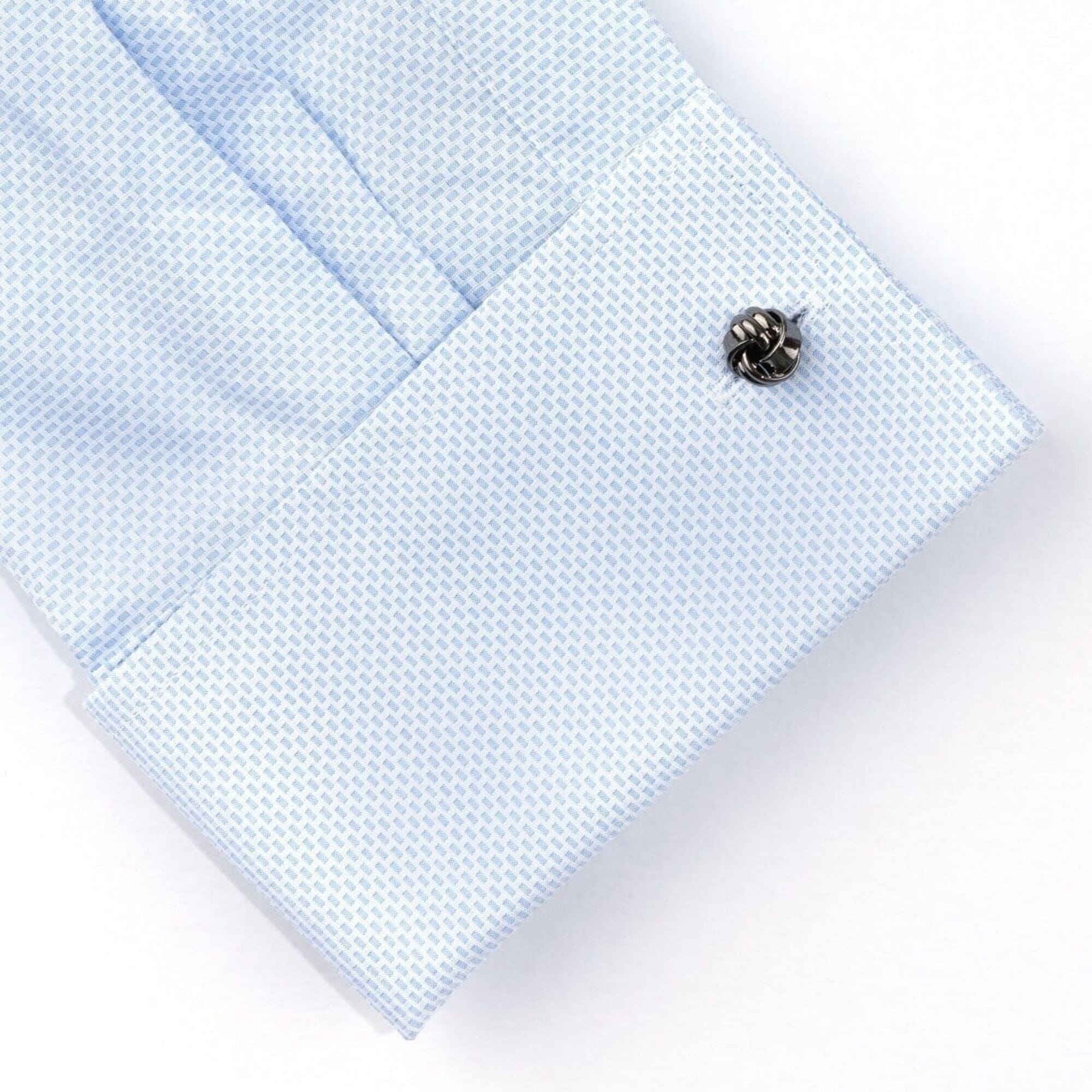 Gunmetal Knot Cufflinks Classic & Modern Cufflinks Clinks Australia